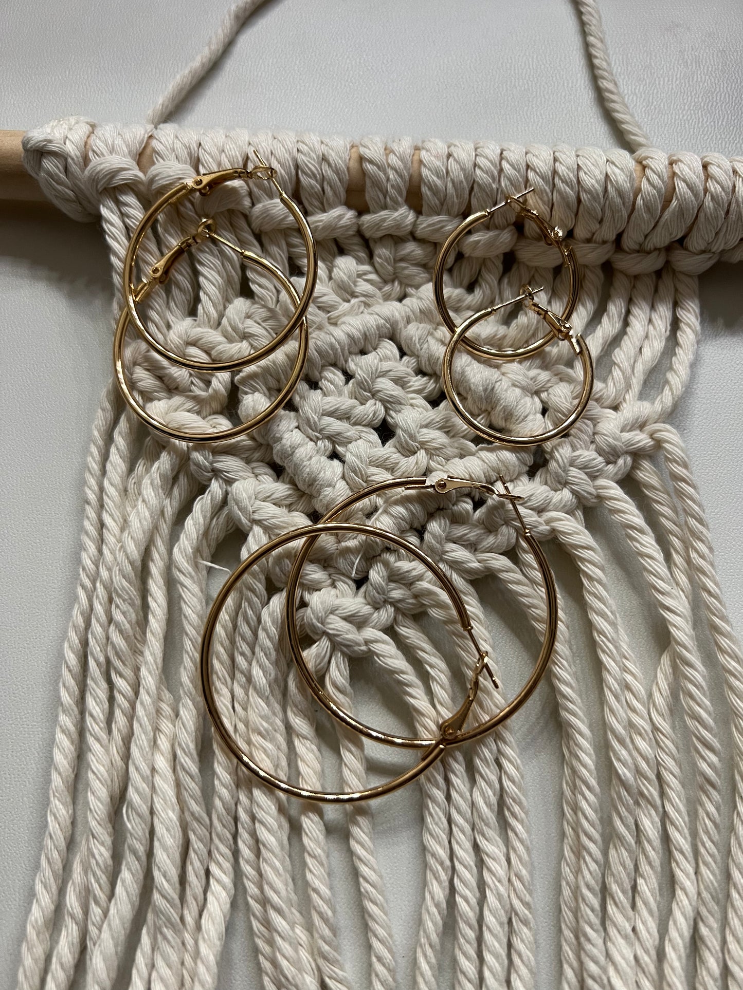 Gold Hoop Earrings