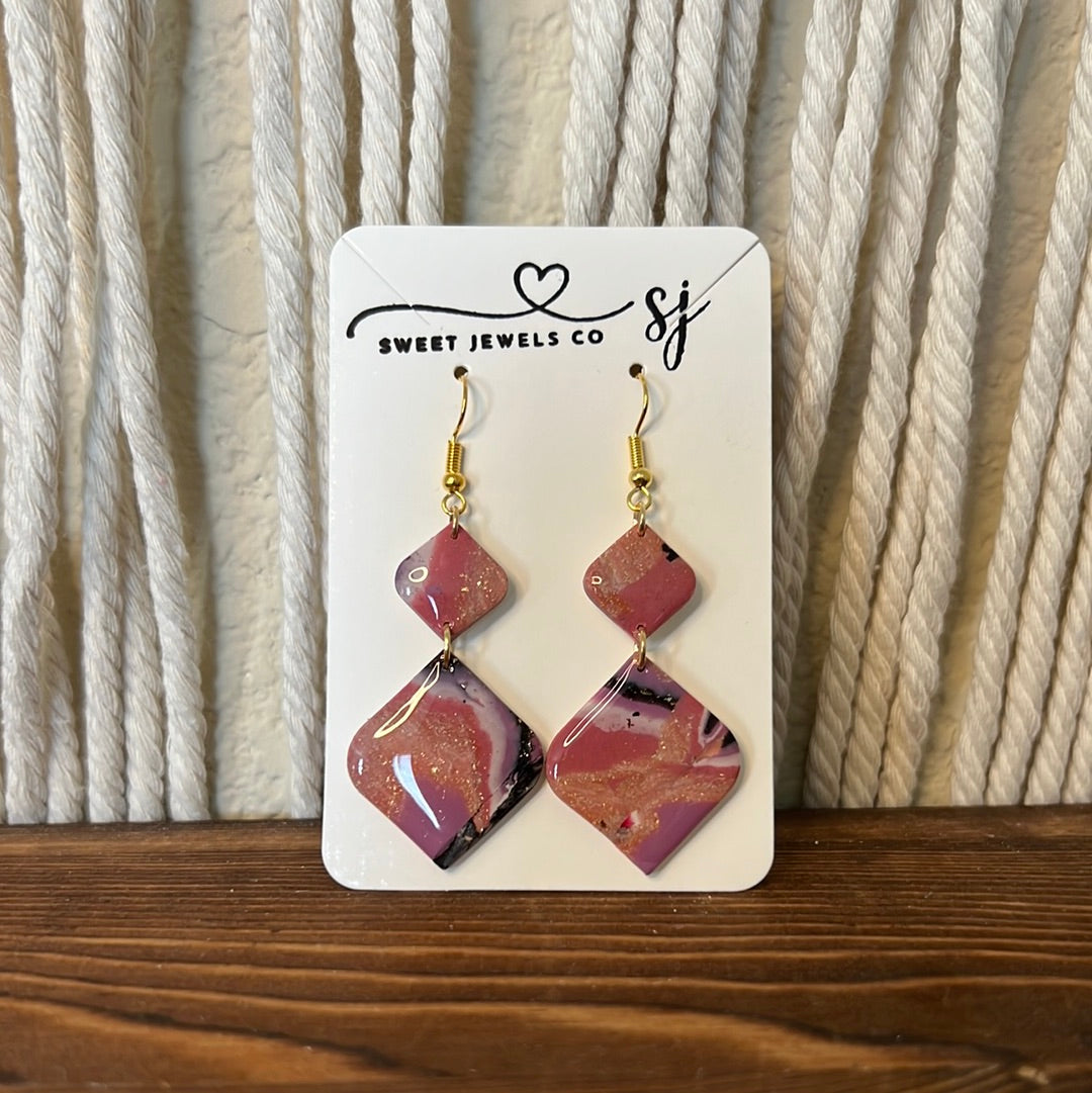Retro Galaxy Dangles