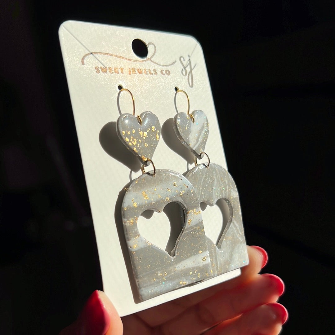 Heart Arch Dangle with Hooks