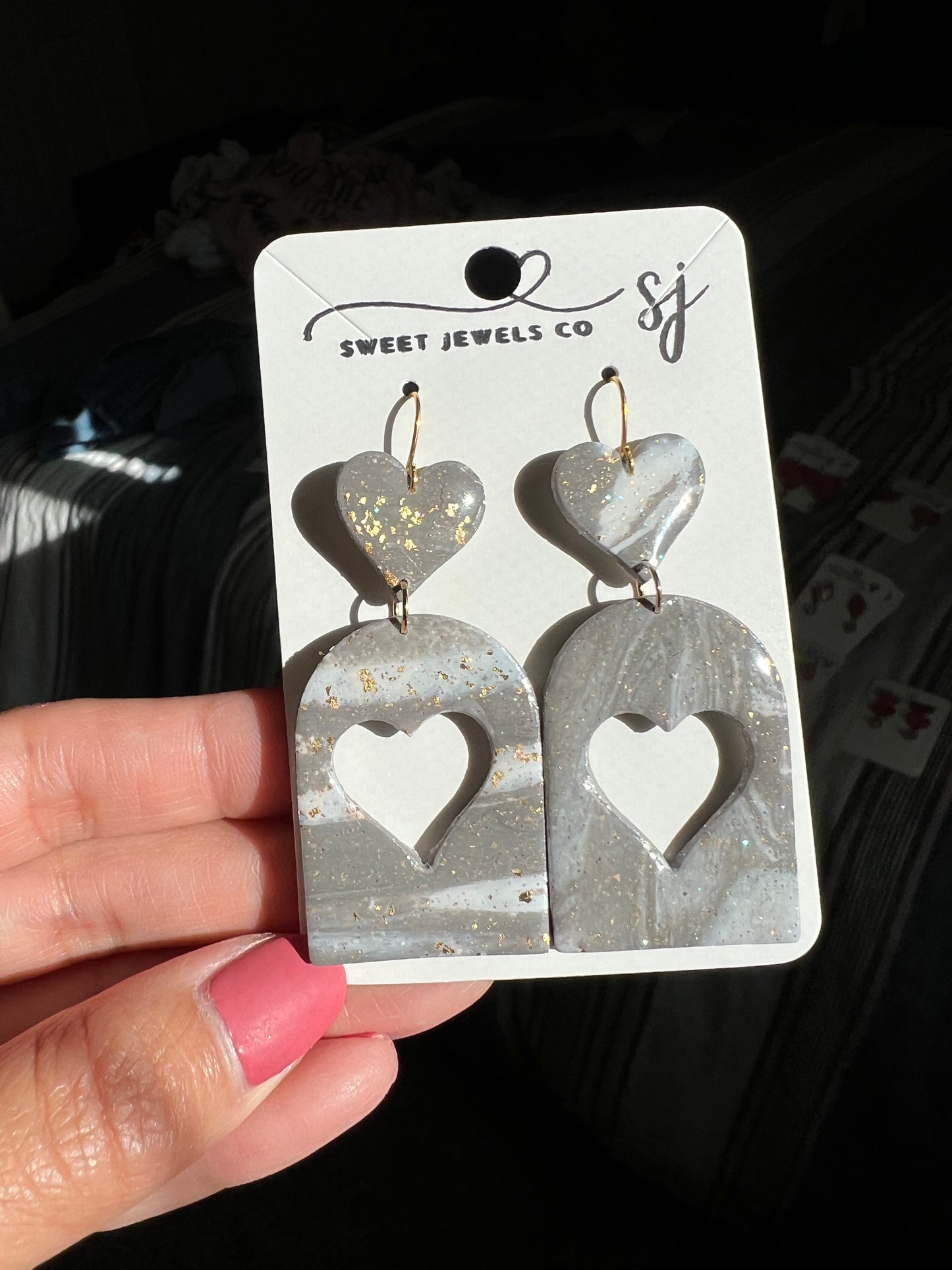 Heart Arch Dangle with Hooks