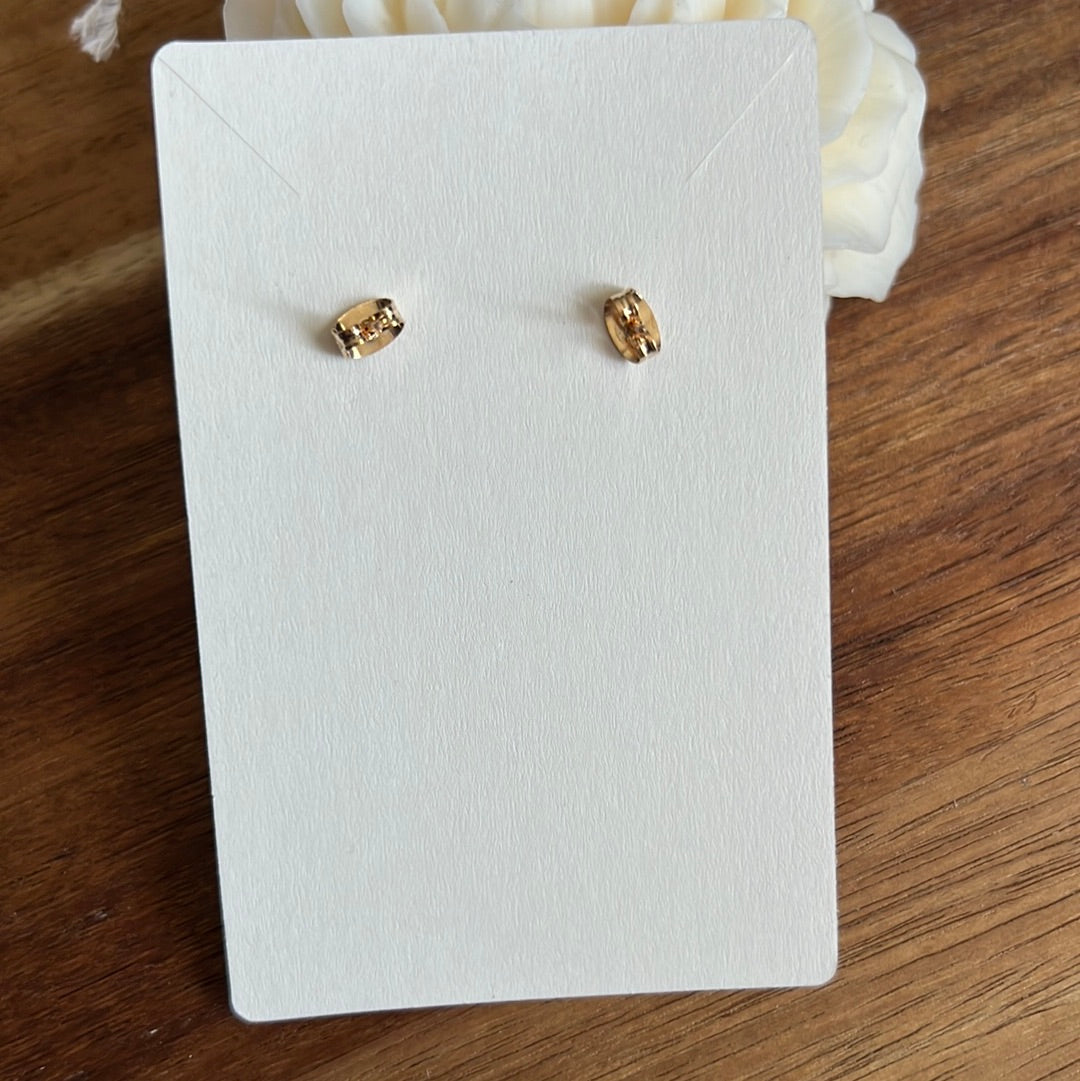 Sweater glitter gold stud