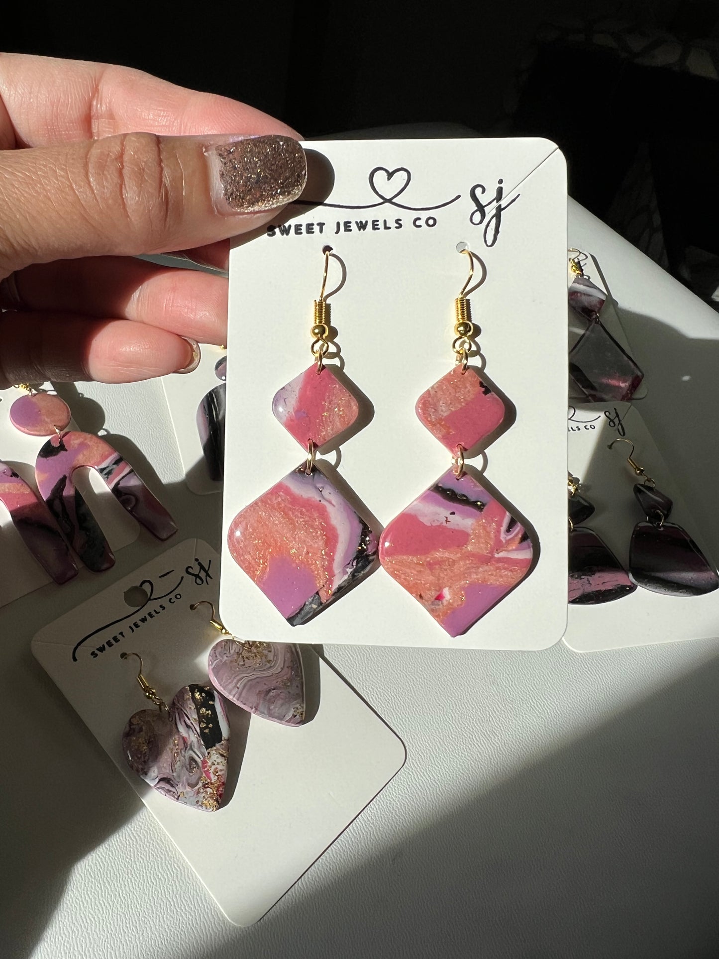 Retro Galaxy Dangles