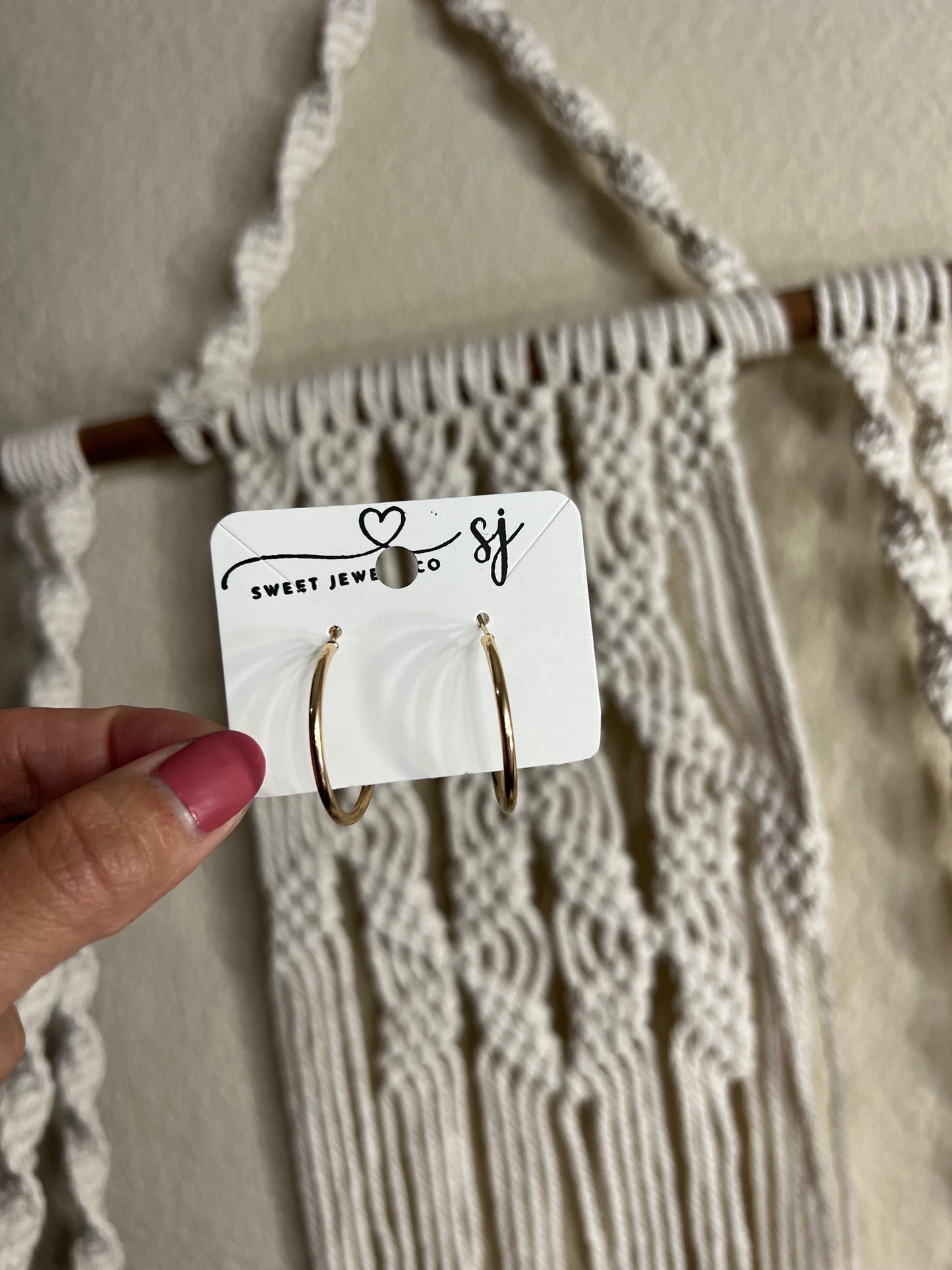 Gold Hoop Earrings