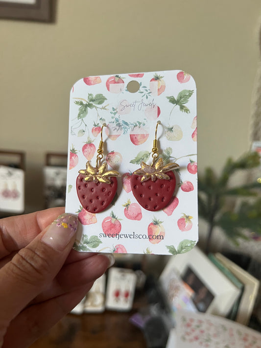 Strawberry Earrings