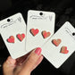 Pointed Heart Studs