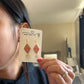 Diamond- Heart Charm Hooks