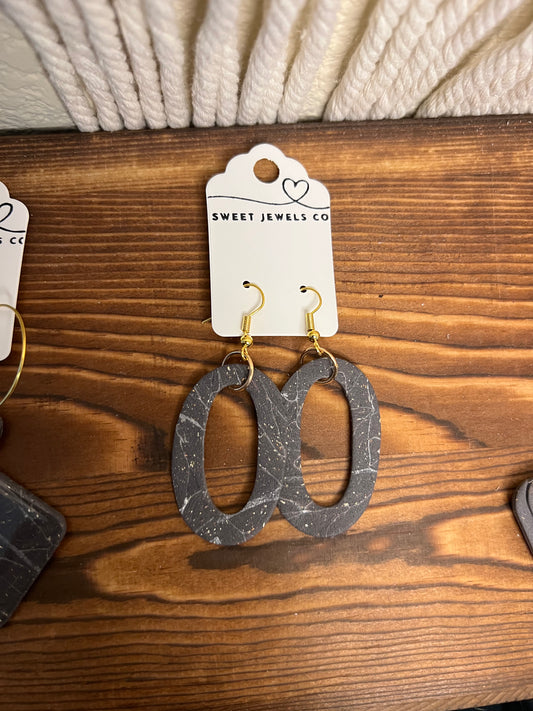 Gray Matte Dangles