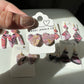 Retro Galaxy Heart Studs