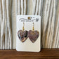 Retro Galaxy Heart Dangles