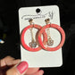 Circle- Heart Charm Dangles