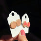 Hexagon Quartz Studs