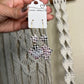 Checkered Hoop Dangles
