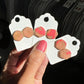 Hexagon Quartz Studs