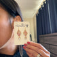 Diamond- Heart Charm Hooks